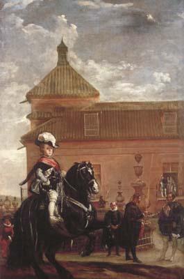 Le Prince Baltasar Carlos au manege royal avec le comte-duc d'Olivares (df02), Diego Velazquez